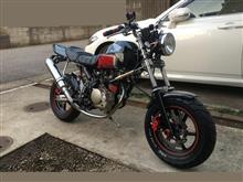 バイク整備　スイングアームの長さ比較