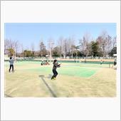 家族でテニスなぅ