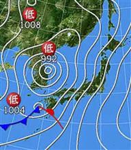 来たな、低気圧！　まん防明けの週末なのに