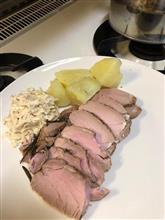 今夜はローストポーク。