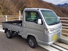 実家の軽トラのスタッドレスタイヤを夏タイヤに交換しました❗