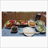今夜はお彼岸なので、家呑みで ...