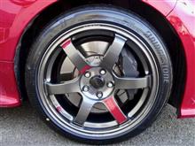 タナベの“GT FUNTORIDE SPRING”でローダウンしたら、“RAYS VOLK RACING TE37 SAGA SL”と“POTENZA S007A”を組み合わせてすっごくいい感じです!