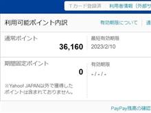 Tポイントでの支払いが出来なくなるの巻。