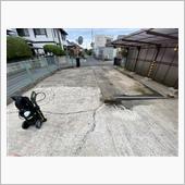 駐車場のクリーニング