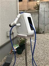 ホースリールスタンドを作った。