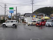 生憎の雨です