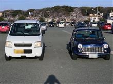 ローバーミニと並んでみた ローバーミニと並んでみた