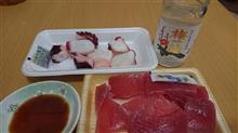 二種類のお刺身で自分にご褒美