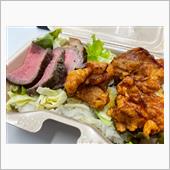 ランチボックスで3種の肉盛り ...