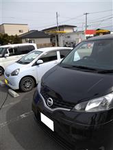 じっくりとタイヤ交換した