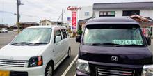 くるまやラーメン🍜🍥で、母様ワゴンRとランデブー(＾＾)人(＾＾)