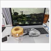 朝食は、会社で…