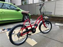 自転車のタイヤ交換
