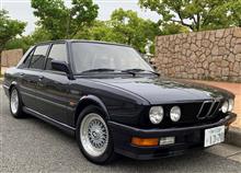 BMW-E28-M535i用BBS-RS16インチ6本からリムいい処取り4本組み付けフルパウダーコート