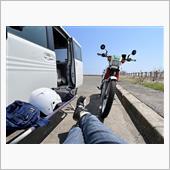 車中泊とバイクツーリングを同 ...