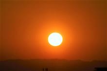 「今日の名古屋の夕陽」