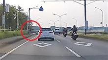 柳田大橋（栃木県宇都宮市）の横断歩道