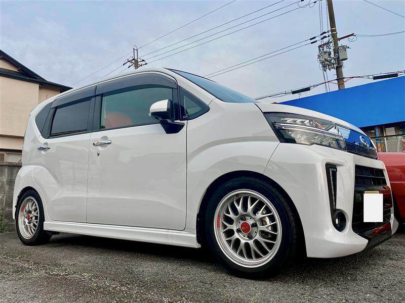 快適で豪華な近頃の軽自動車だってローダウンとホイール交換はオシャレのキホン Rsr Ti00で車高を落とし sでビシッとキメました Cockpitのブログ Cockpit みんカラ