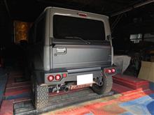 ＪＢ７４ ＪＡＯＳリヤバンパー取付け！