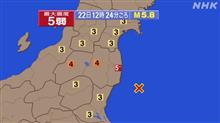 地震です！≡（ 　&#180;Д｀）／≡
