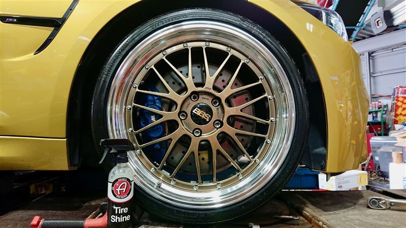 BBS LM 限定モデル “ダイヤモンドゴールド × BKBDリム”」は、目