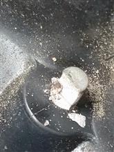 デスビ　端子　堆積物