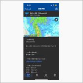 豪雨。
