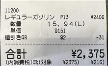 サン太郎（TT2) に1ヶ月ぶりに給油（2022/05/29）