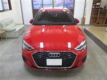 アウディ A3(4代目)スポーツバック、採寸&装着確認(完成) アウディ A3(4代目)スポーツバック、採寸&装着確認(完成)