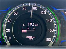 祝！　105000km　アコードハイブリッド