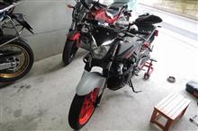 MT-25のチェーンをキレイにしてみた♪