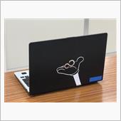 PCにステッカーを貼ったよ