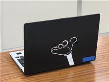 PCにステッカーを貼ったよ
