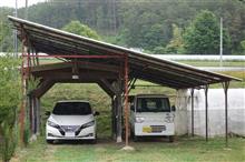 車庫屋根に12kWの自作太陽光発電