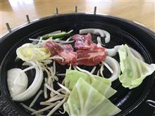 平日ツーリング肉朝食。