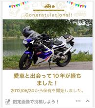 10年経つらしい