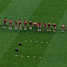サッカー観戦