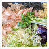 ゆで太郎で冷やし薬味そば