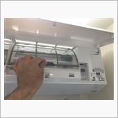 エアコンフィルターを掃除したよ