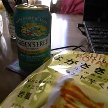 ノンアルとポテトチップス