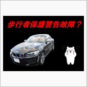突然の警告ランプ【歩行者保護 ...