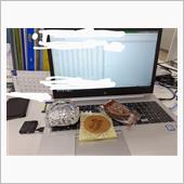 朝食は、会社にて。ハクビシン ...