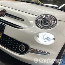 FIAT500/ABARTH595,695シリーズ5専用LEDデイライト化について。