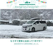 愛車と出会って1年! 愛車と出会って1年!