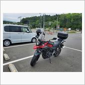 v-strom250は一回の ...