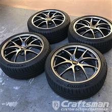 USED BBS RI-A015アルミホイールとタイヤ4本セット
