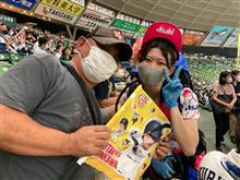 7月13日 ベルーナドーム ナイター 西武ライオンズVSロッテマリーンズ 68番 ビール 売り子 はるかちゃん 三塁側 内野指定席A 山川穂高 応援してます 所沢市 埼玉県