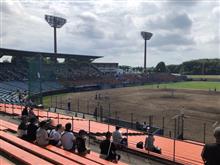 高校野球を見に行ったよ