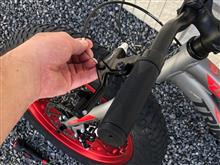 自転車のブレーキを左右入れ替えたよ